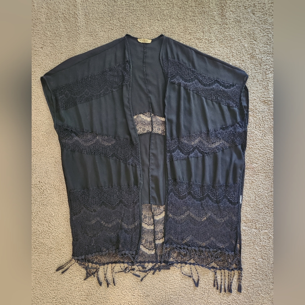 Haute Society Black Elegant Cardigan